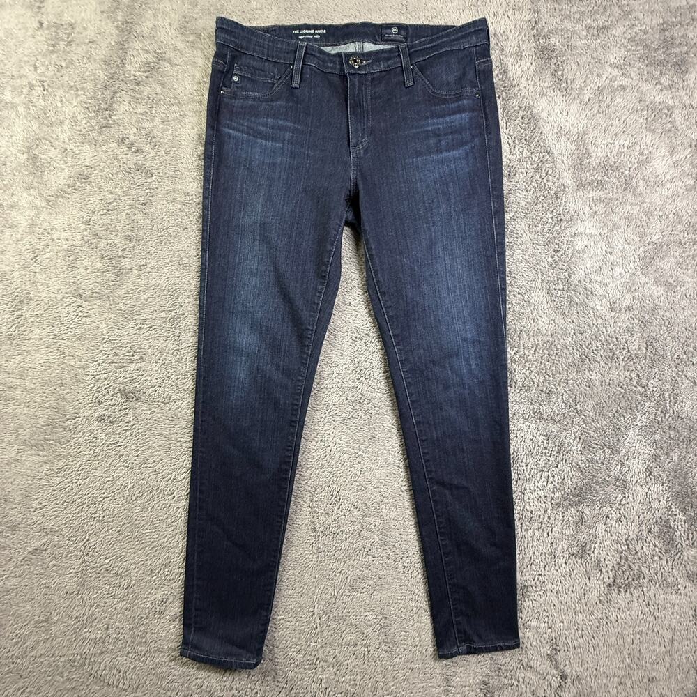 AG The Legging Ankle Super Skinny Jeans Size 28R Adriano Goldschmied Dark Wash
